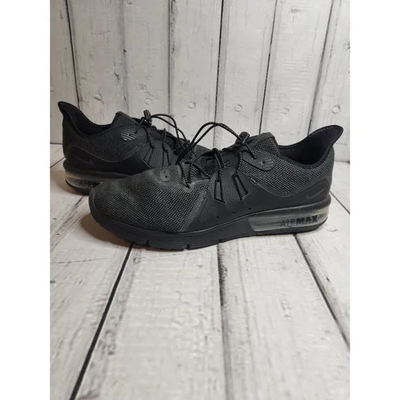 Nike | Shoes | Nike Air Max Sequent 3 Black Anthracite Mens  display picture 3